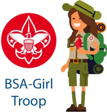  Scouts Bsa Troop 455 Home Scouts Bsa Girl Clip Art Png Boy Scout Logo Png