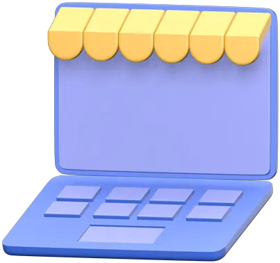  Premium Online Store 3d Illustration Download In Png Obj Or Horizontal Online Store Icon