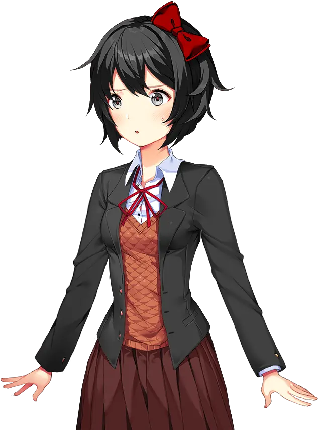  Ddlc Doki Doki Literature Club Sayori Png Sayori Png