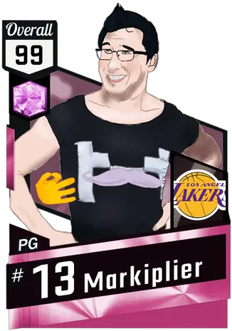  Markiplier Nba 2k17 Custom Card 2kmtcentral Manute Bol Team 2k19 Png Markiplier Png