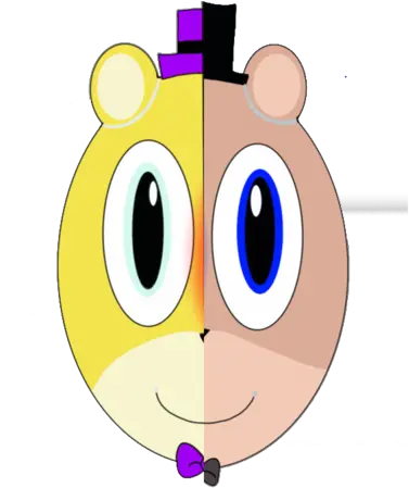  Fnaf Two Sides Face Of Fredbear And Freddy By Broadclyst Community Primary School Png Fnaf Icon