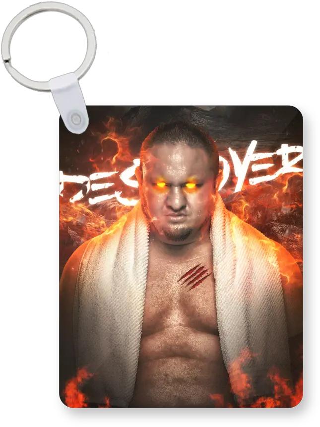  Samoa Joe Printed Keychain Kc Samoa Joe Png Samoa Joe Png