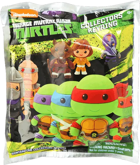  Teenage Mutant Ninja Turtles Blind Rubber Collectoru0027s Keychain Single Pack Lego Png Ninja Turtle Logo