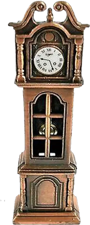  Grandfather Clock Bronze Pencil Longcase Clock Png Pencil Sharpener Png