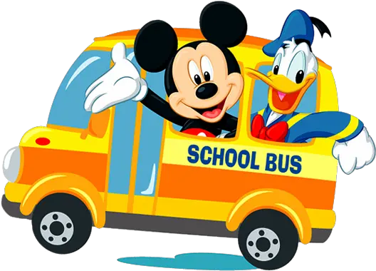  Mickey Mouse Pals Clipart Mickey On A Bus Png Mickey Icon Punch