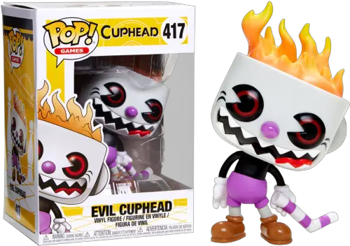  Cuphead Evil Cuphead Pop Vinyl Figure Png Cuphead Png