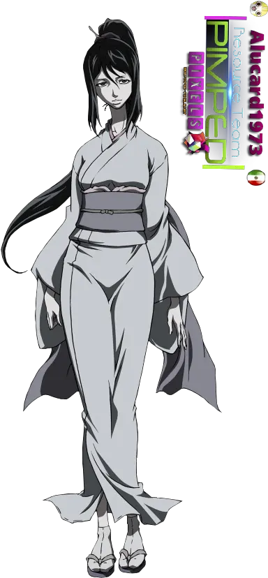  Afro Samurai Okiku Afro Samurai Characters Png Afro Transparent