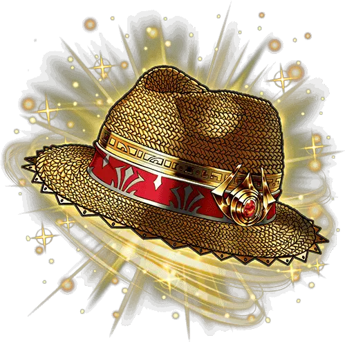  Rayasu0027 Straw Hat Grand Summoners Wiki Cowboy Hat Png Straw Hat Png