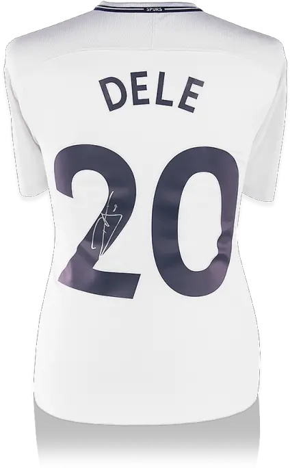  Dele Alli Back Signed Tottenham Hotspur Camisa Tottenham Dele Alli Png Spurs Icon