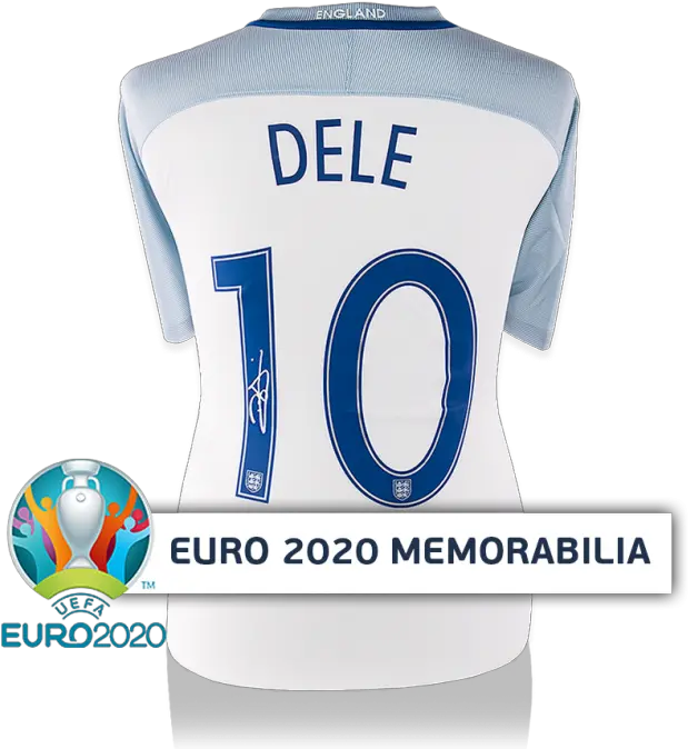  Dele Alli Official Uefa Euro 2020 Signed England Home Shirt Italy 2020 21 Home Verratti Jersey Png Spurs Icon