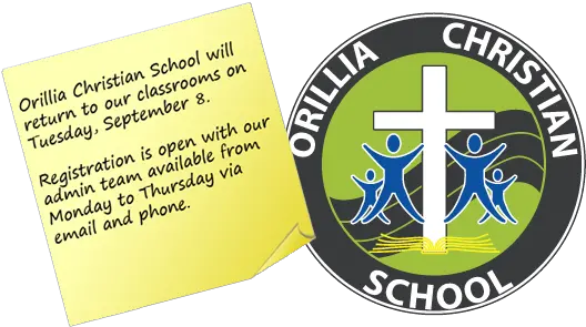  Orillia Christian School Educating The Mind Nurturing Health And Safety Sign Png Christian Png