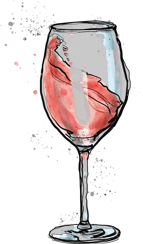  Rose Wine Champagne Glass Png Wine Transparent