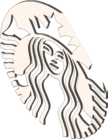  Starbucks Logo 3d Cad Model Library Grabcad Illustration Png Starbucks Logo Transparent Png