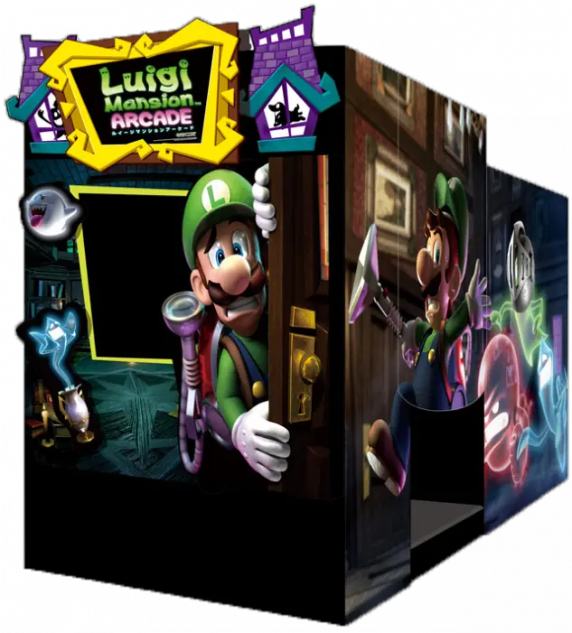  Sega Amusements Luigiu0027s Mansion Arcade Mansion Arcade Game Png Luigi Head Png