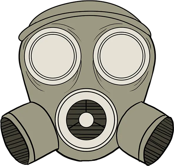  Draw A Gas Mask Gas Mask Ww2 Drawings Easy Png Gas Mask Transparent