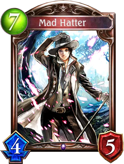  Card Mad Hatter Shadowverse Zwei Resonant Heart Png Mad Hatter Hat Png