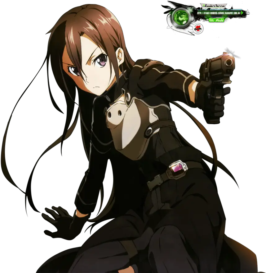  Sword Art Online Ii 1 Kirito Gun Gale Online Draw Png Kirito Png