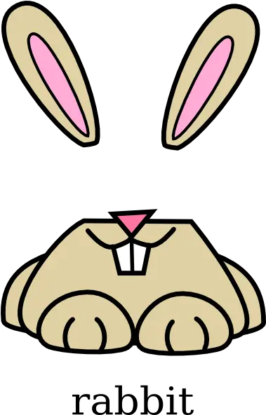  Rabbit Clip Art Clipart Cliparts For You Clipartix Rabbitclip Art Png Rabbit Clipart Png