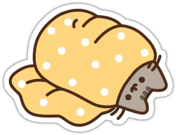  Pusheen Burrito Stickers By Reun Redbubble Pusheen Burrito Png Pusheen Transparent Background