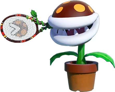  Mario Tennis Ac Mario Tennis Aces Fire Piranha Plant Png Mario Tennis Aces Logo