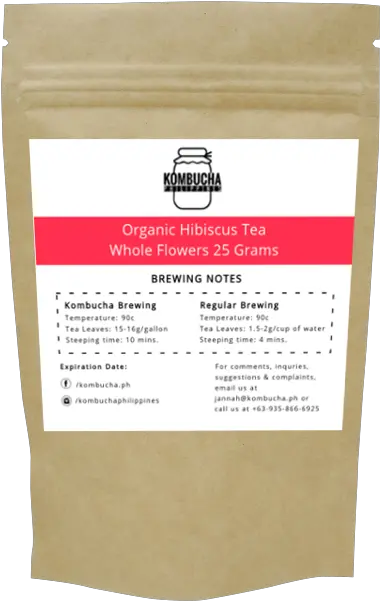  Tea Leaves Png Organic Roselle Tea Philippines Paper Bag Paper Tea Bag Png