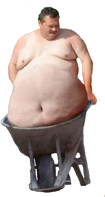  Download Png Fat Man Transparent Fat Man Wheelbarrow Fat Guy Png