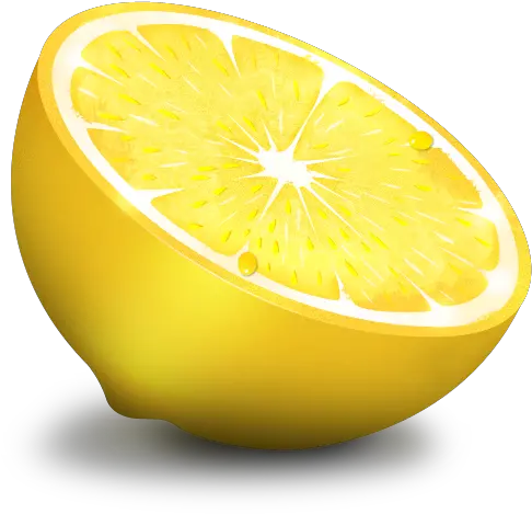  Slice Lemon Png Half Lemon Png Lemon Slice Png