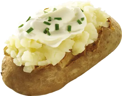  Baked Potato Archives Wendys Sour Cream And Chive Baked Potato Png Potato Transparent