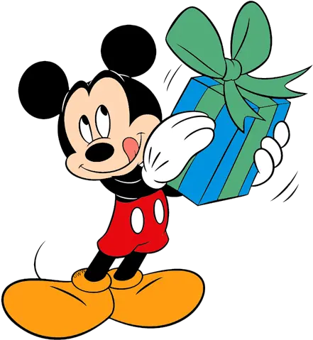  Birthday Present Clipart Free Download Mickey Mouse With Presents Png Present Clipart Png