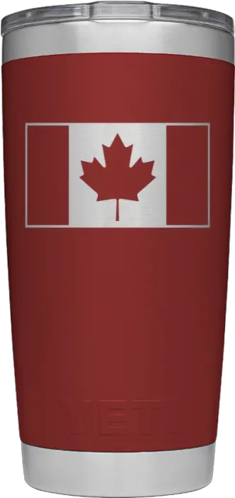  Yeti Canadian Flag Rambler 20 Canada Yeti Rambler Png Canada Flag Png