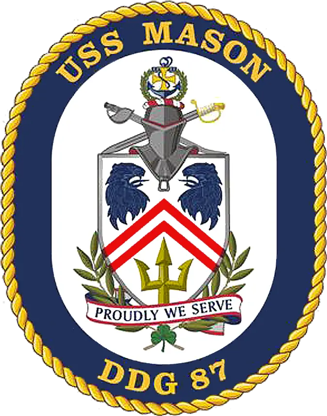  Uss Mason Ddg Uss Bataan Png Crest Png