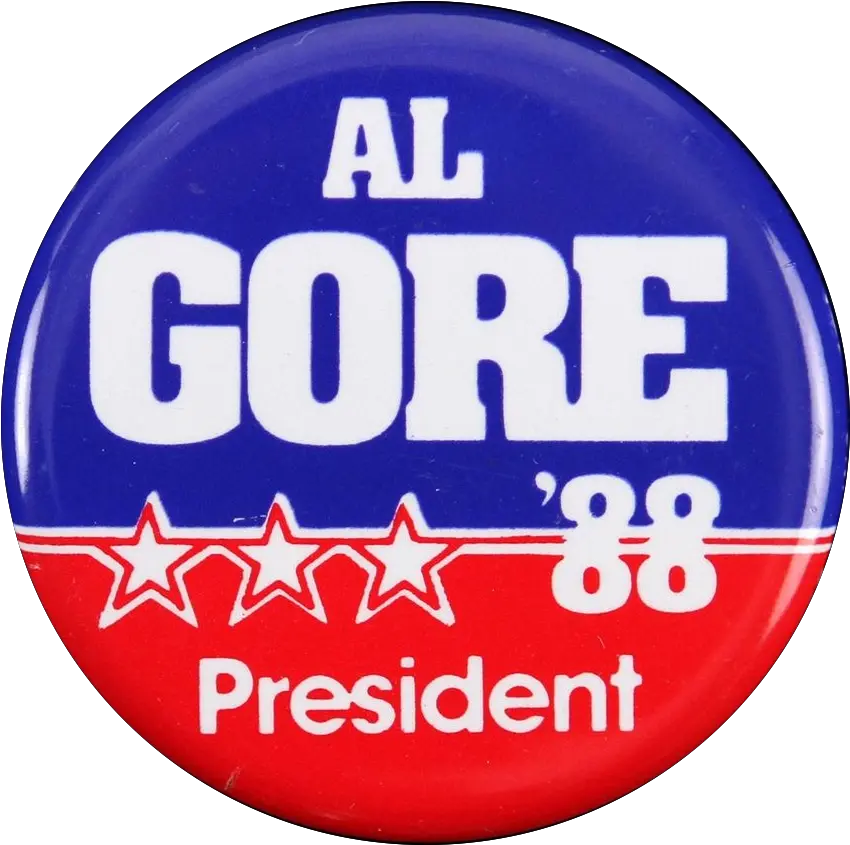  Al Gore 88 Campaign Button Campaign Buttons Png Gore Png