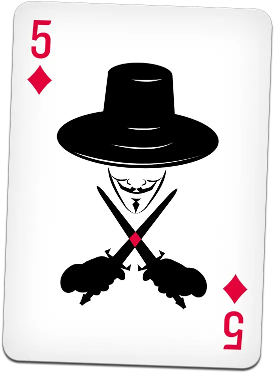  Png Cards Transparent Clipart V For Vendetta Card Cards Png