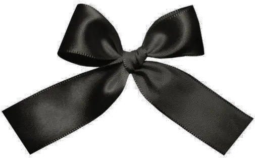  Black Bow Ribbon Png Transparent Image Black Transparent Ribbon Bow Black Tie Png