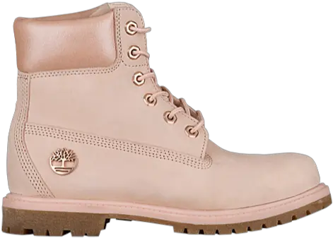  Download Timberland 6 Premium Waterproof Boots Rose Gold Timberland Png Boots Png