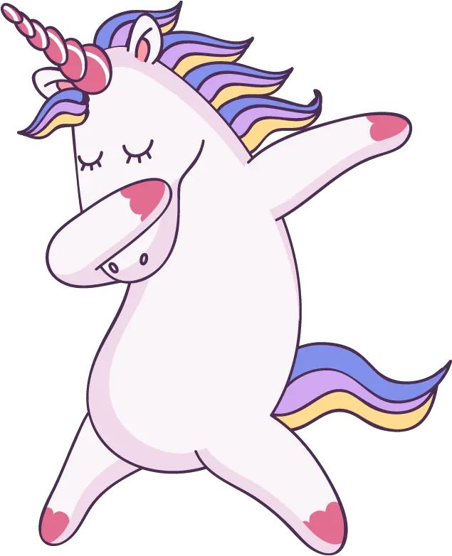  Unicorn Dabbing Sticker Unicorn Dabbing Png Dabbing Png