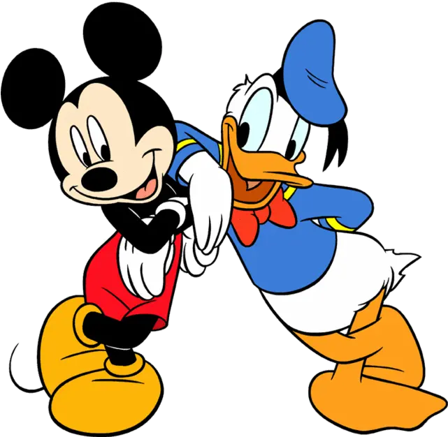  Mickey Clip Art Mouse Donald Duck En Mickey Mouse And Donald Duck Clipart Png Donald Duck Icon