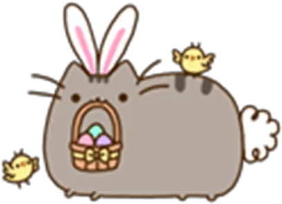  Pusheen Easter Photo Album Best Easter Gift Ever Pusheen Cute Easter Gif Png Pusheen Transparent Background