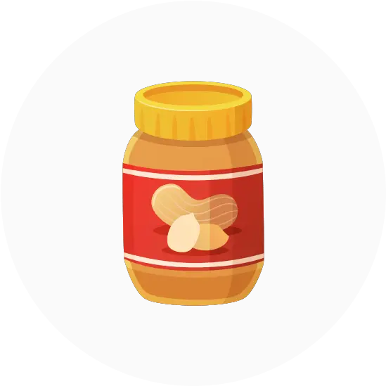  Flavors Sweetfrog Premium Frozen Yogurt Peanut Butter Illustration Png Peanut Butter Icon