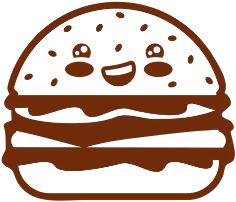  Kawaii Food Hamburger Transparent Png U0026 Svg Vector File Hamburguer Desenho Vermelho Png Hamburger Png