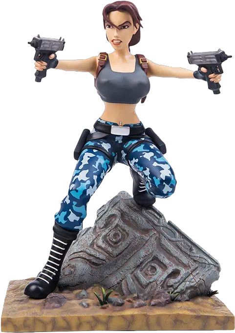  Tomb Raider Adventures Of Lara Croft Statue By Gaming Heads Lara Croft Png Lara Croft Transparent