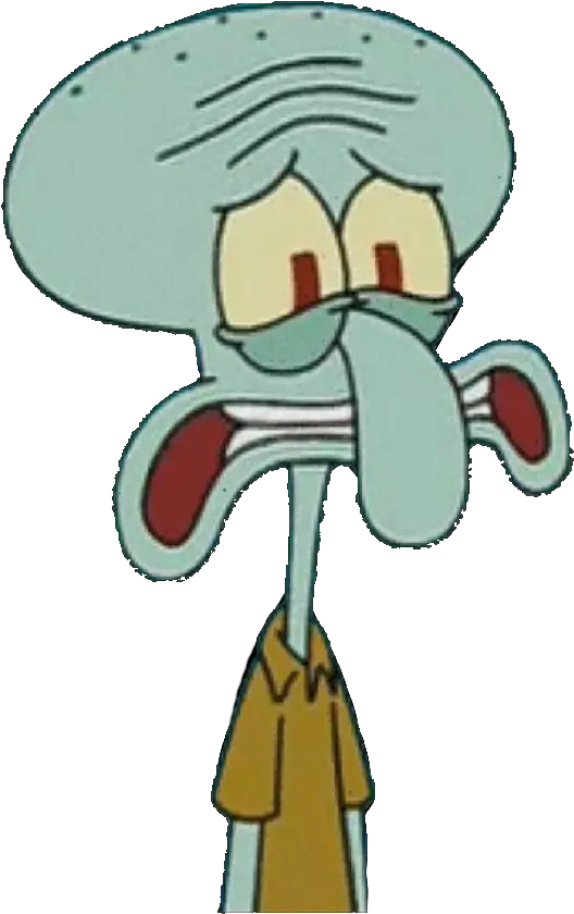  Squidward Squid Spongebob Squidward Sticker Png Squidward Png