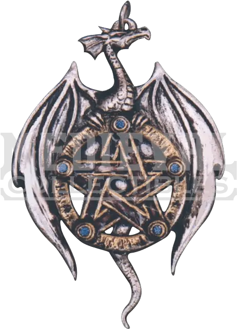  Download Earth Dragon Pentacle Necklace Earth Dragon Png Pentacle Transparent Background