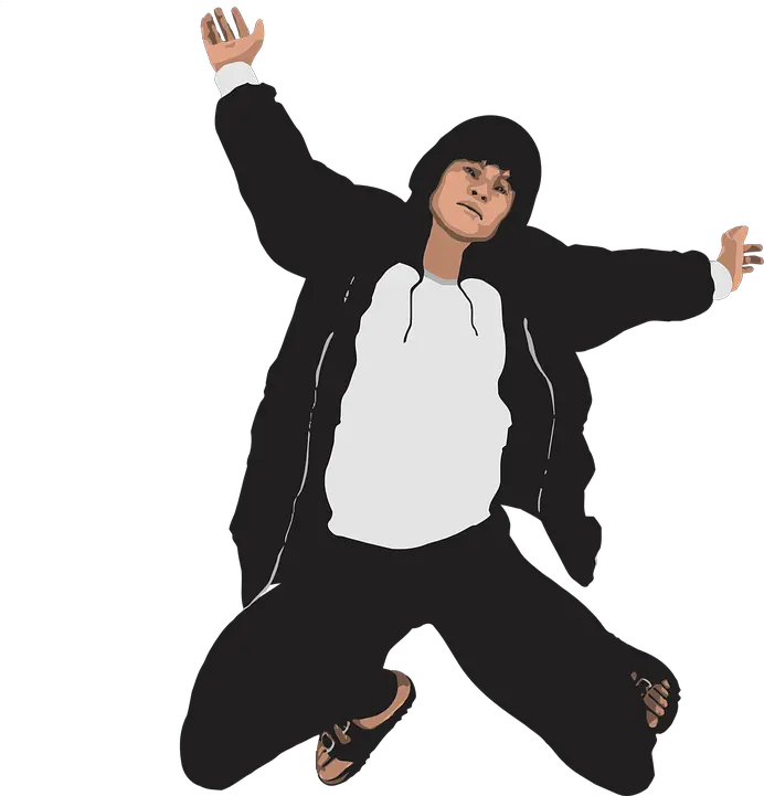  Man Boy Jump Hoodie In Boy Png Jump Png