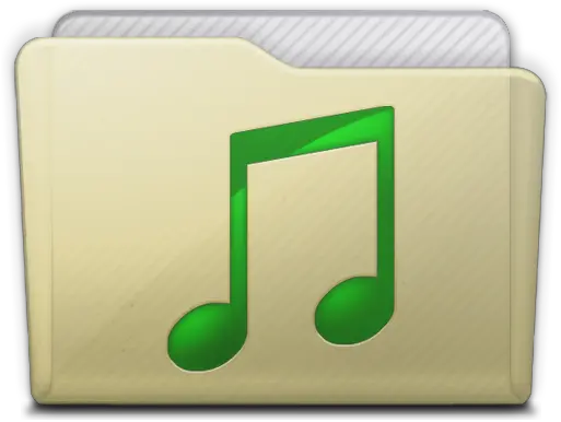  Beige Folder Music Vector Icons Free Horizontal Png Indesign Icon Library