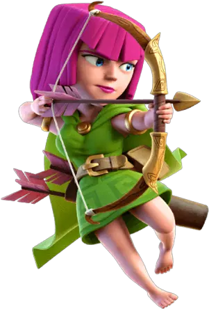  Download Hd Bildergebnis Für Clash Royale Character Archer Fictional Character Png Clash Royale Transparent