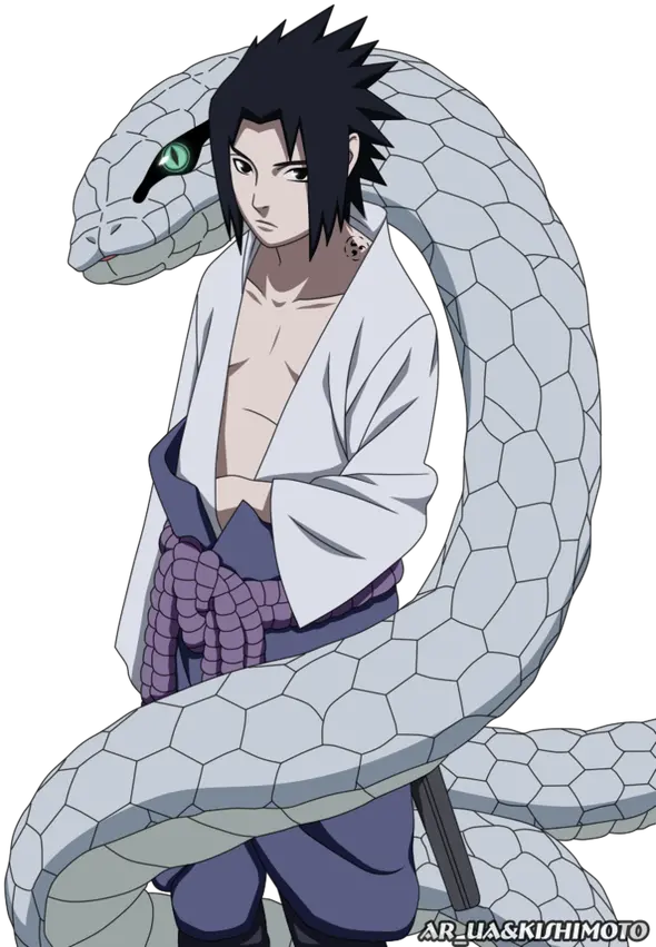  Jiraiya Came Across Sasuke In Naruto Sasuke Hebi Png Sasuke Transparent