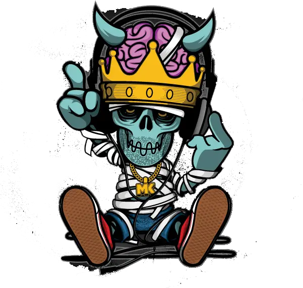  Download Hip Skull Rapper Illustration Graffiti Hop Cartoon Hip Hop Cartoon Character Png Graffiti Png