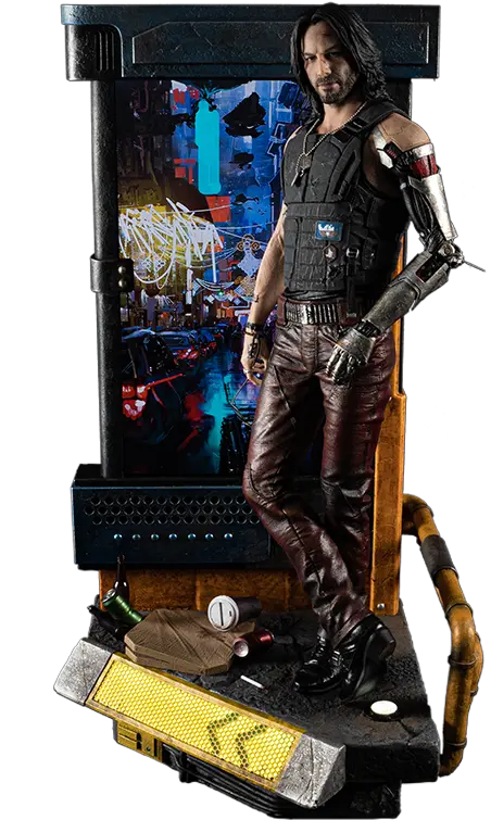  Exclusive Johnny Silverhand Statue Cyberpunk 2077 Johnny Silverhand Statue Png Marvel Legends Icon Action Figures