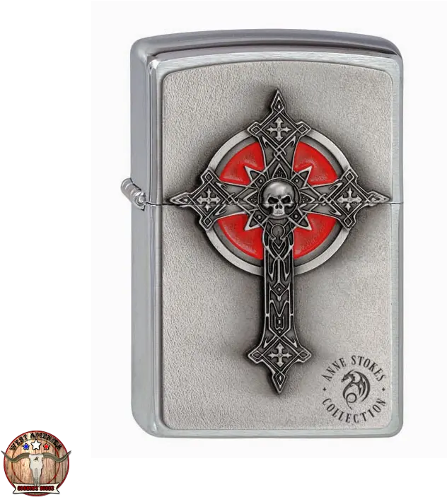  Zippo Gothic Cross Westamerica Zippo Png Gothic Cross Png